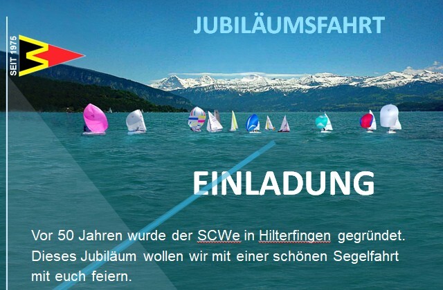 SCWe-Jubiläums-Segelfahrt -> 3.8.25
